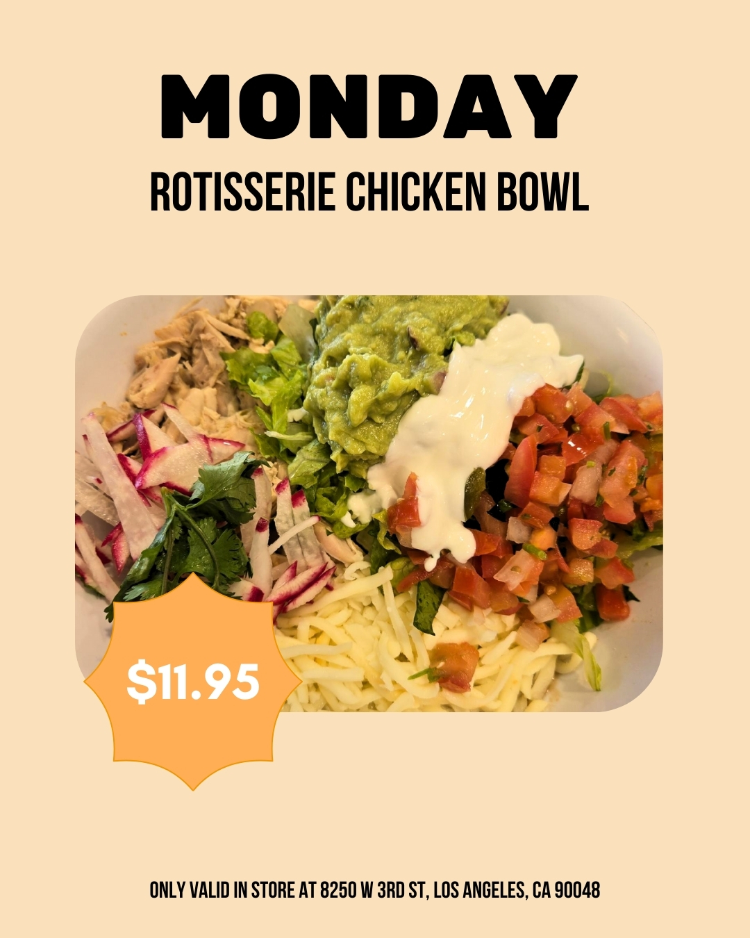 Monday rotisserie chicken
