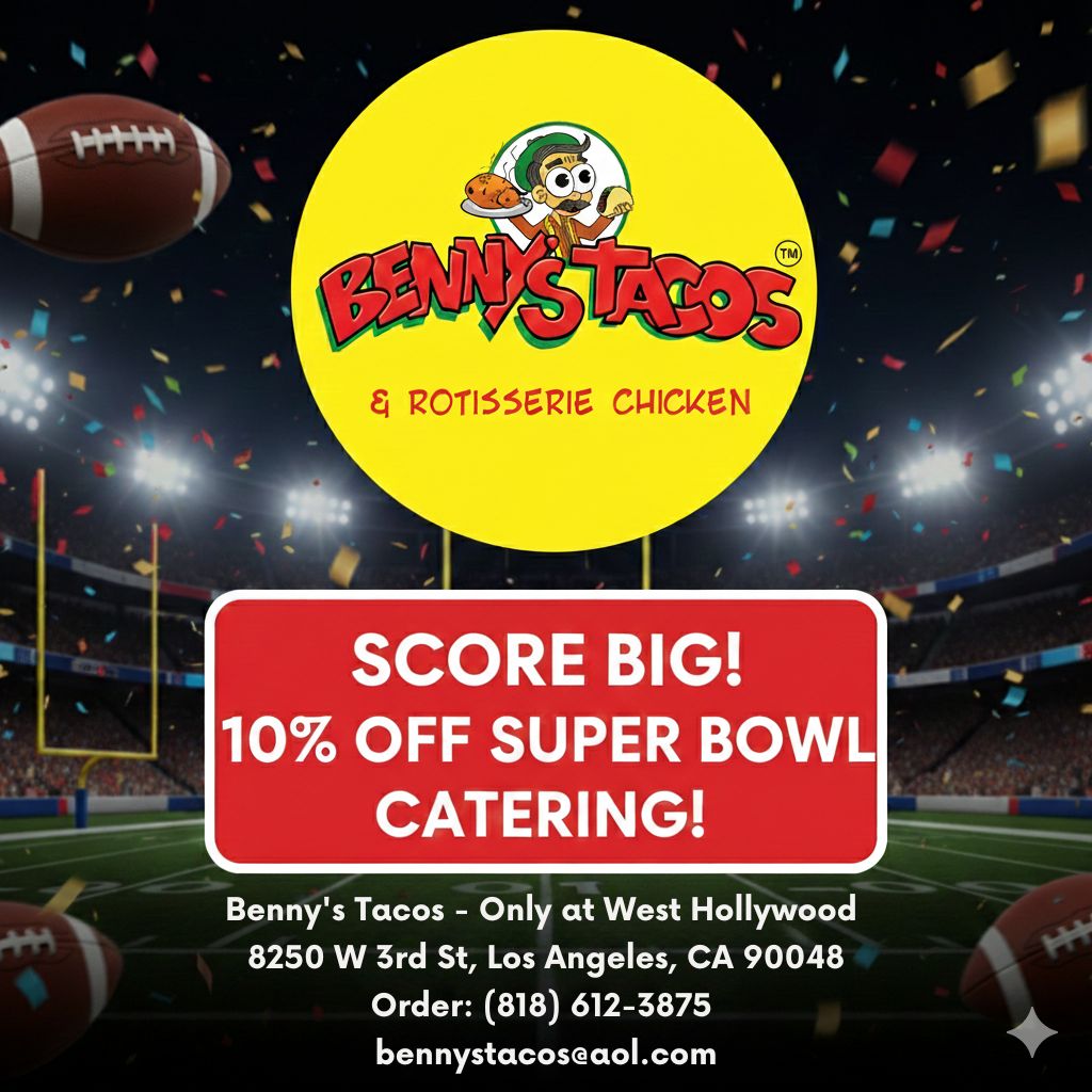 Super Bowl catering Los Angeles