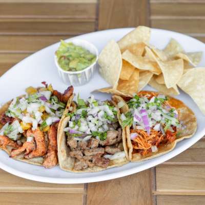 Three tacos_Benny’s Tacos_